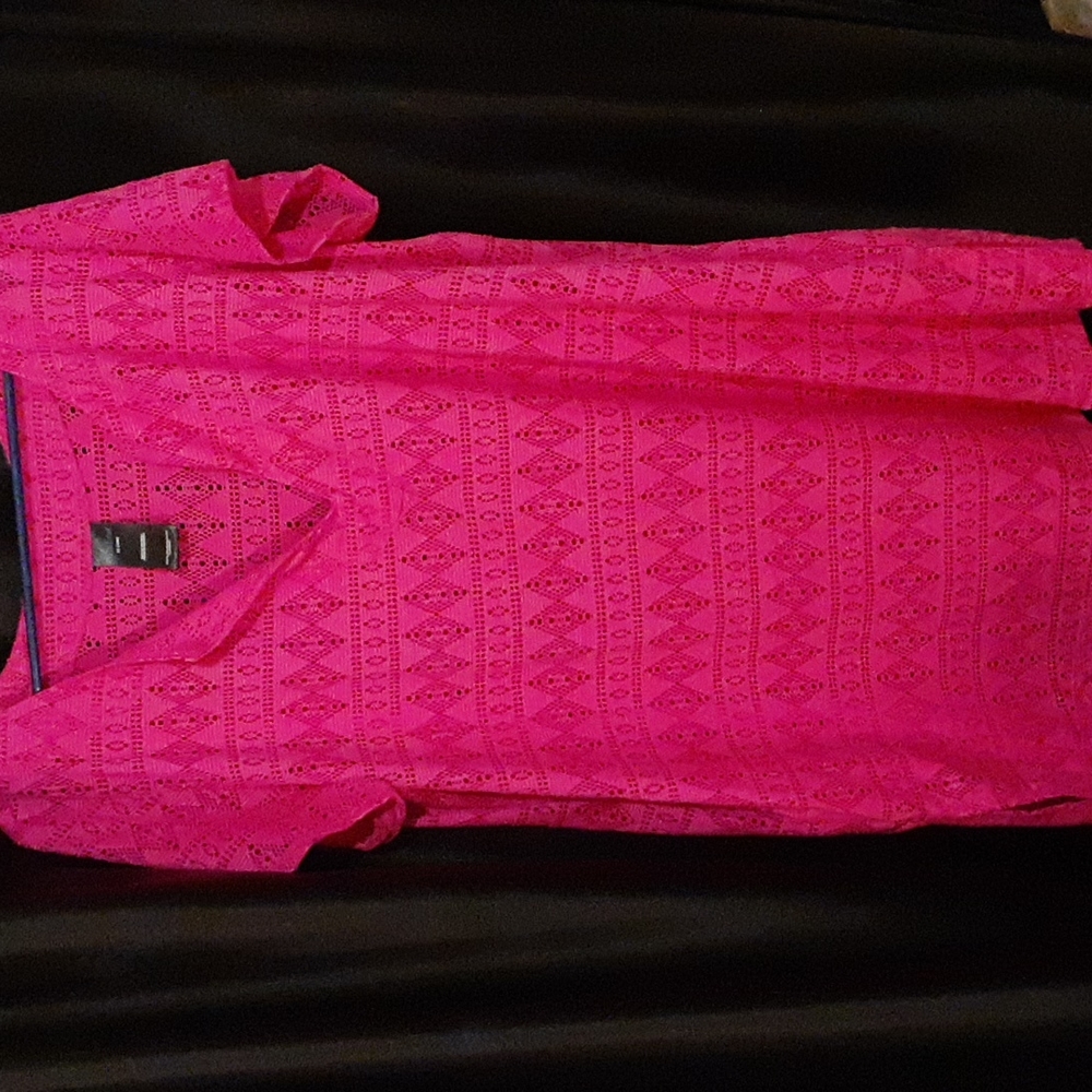 Catalina Cover Up, Size 1x, 16, Hot Pink